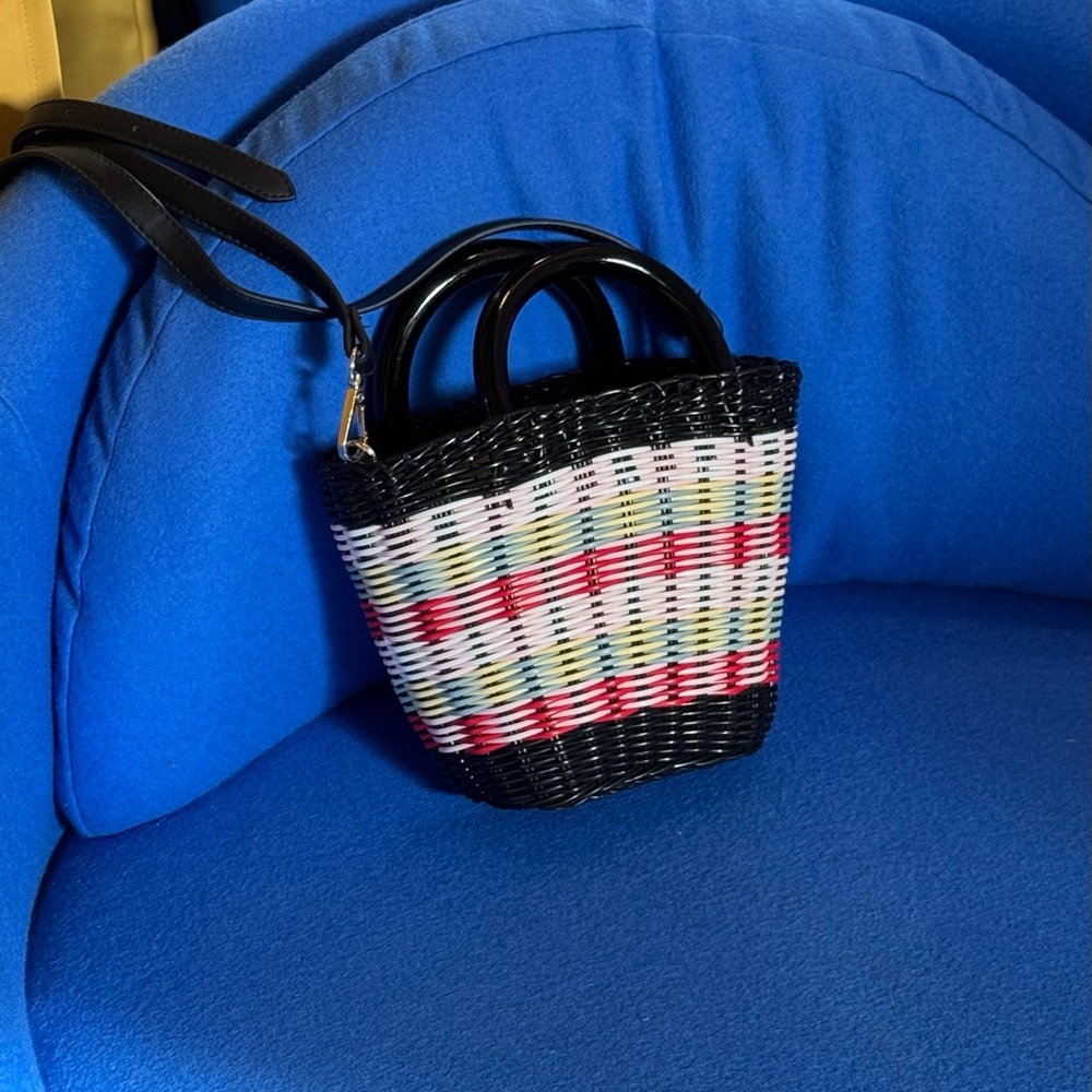 Zara Woven Basket Bag